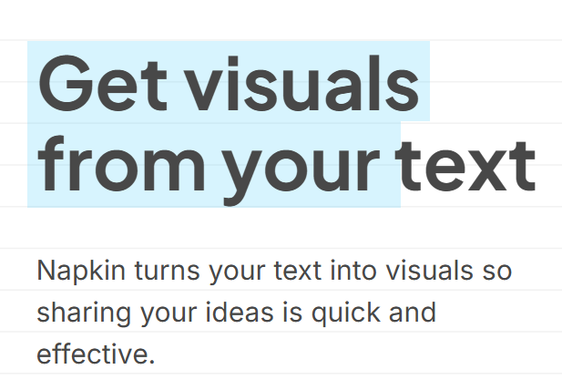 Napkin AI - AI Tool in Productivity category